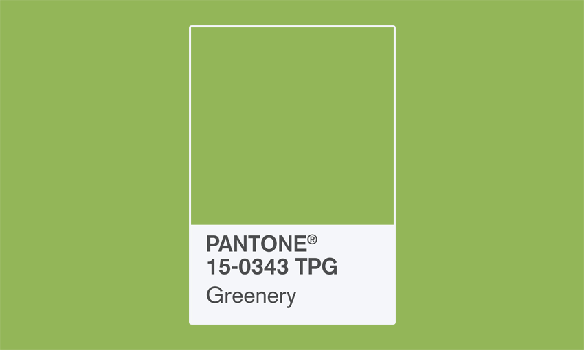 Pantone Color of the Year: Greenery